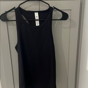 Lululemon Athletica Black Fitted Tank Top